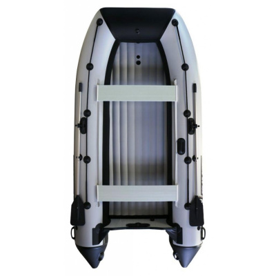 Лодка Polar Bird 385M Merlin НДНД Стеклокомпозит  (чёрно-белый) 