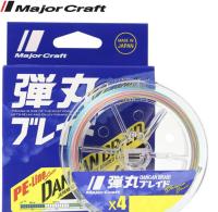 Шнур Major Craft Dangan Braid X4 Multi color 150m PE#1.2 20lb