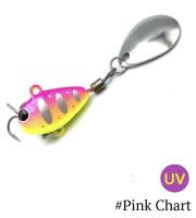 Тейл-спиннер UF Studio Hurricane 7.5 g.Pink Chart