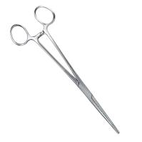 Зажим рыболовный Namazu, экстрактор корнцанг, L-220 мм прямой, нерж.