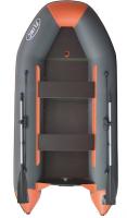 Моторно-гребная лодка Flinc FT320K (графитово - оранжевый) модель 2025 г