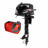 Лодочный мотор 2T Hidea HD5FHS + Бак на 12 литров!