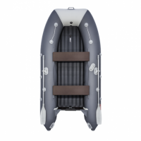 Лодка ПВХ Таймень LX 3400 НДНД Графит/светло-серый