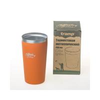 Термостакан металлический Tramp 450 мл оранжевый