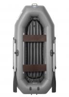 Лодка гребная под мотор Лоцман Стандарт 260 ВНД (серый)