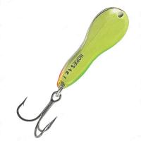 Блесна Колебалка NORIES Metal Wasaby 4gr #BR-139 Green Back Yellow Gold