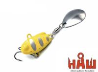 Тейл-Спиннер НАШ ТС-1 15g #Желтый-Серебро