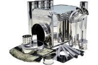 Печка Пошехонка “Турист“ 15 л с экранами (встроенный искрогаситель)