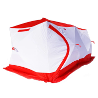 Зимняя палатка Медведь Куб 4 Дубль (2.15*4.0/2.0m) утеплённая (3-сл)