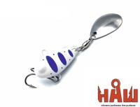 Тейл-Спиннер НАШ ТС-1 15g #Белый-Синий