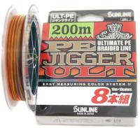 Шнур Sunline PE Jigger ULT X8 200m PE#0.8 12lb/6kg