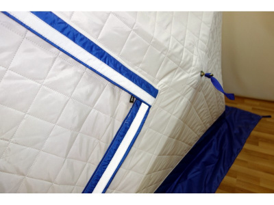 Зимняя палатка Призма Премиум Термолайт 215*215 Композит (3-сл) (бело-оранжевый)