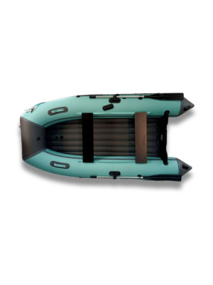 Лодка ПВХ ORCA 340НД (бирюзово - серый)