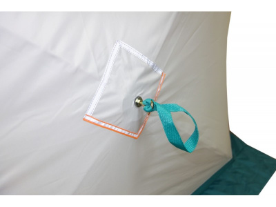 Всесезонная палатка Призма Шелтерс (2-сл) 185*185 (бело-оранжевый)