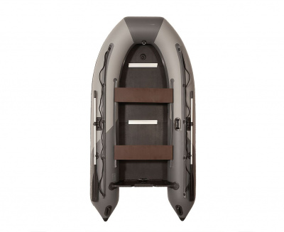 Лодка моторная килевая Лоцман М-330 Премиум (бело-серый)