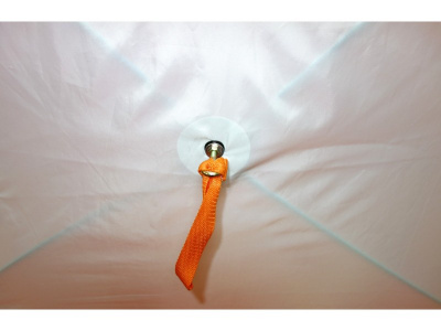 Зимняя палатка Призма (1-сл) Композит 185*185 (бело-оранжевый)