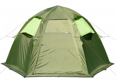 Летняя палатка-шатёр Лотос 5 Мансарда (360х320/205 см)