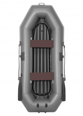 Лодка гребная под мотор Лоцман Стандарт 240 ВНД (серый)