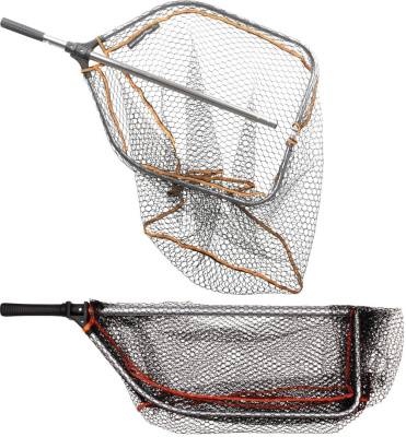 Подсак складной Savage Gear Pro Folding Rubber Large Mesh XL 185х70х85cm  с прорезиненной сеткой