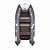 Лодка ПВХ Таймень LX 3600 СК Графит/светло-серый