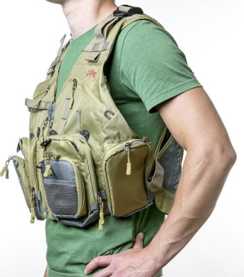 Жилет рыболовный разгрузочный Tramp Angler L/XL