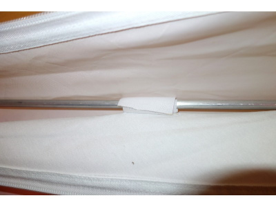 Зимняя палатка Призма Премиум (2-сл) 215*215 (бело-оранжевый)