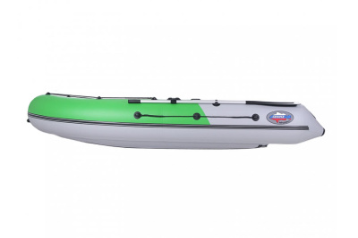 Лодка Grouper GR 335W (кокпит 80 см) НДНД (серо - салатовый ) модель 2026 г