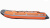 Надувная ПВХ лодка X-River Rocky 335 (оранжевый, серая фурнитура) + дублирование тканью ПВХ дна