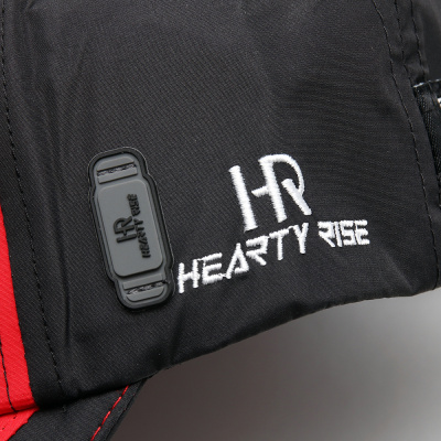 Бейсболка Hearty Rise, черная с золотом
