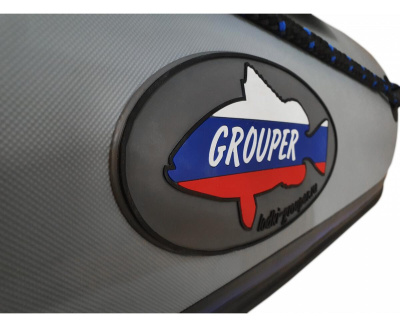 Лодка Grouper GR 335W (кокпит 80 см) НДНД (графитово - серый) модель 2026 г