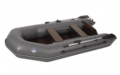 Лодка моторная Лоцман Профи 290 ЖС (серый)