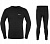 Термобелье Graff Duo Skin 300 футболка + кальсоны (черный) размер L