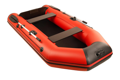 Лодка ПВХ АКВА 2800 СКК (красно-черный)