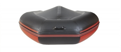 Лодка моторная килевая Лоцман М-350 Премиум (красно-чёрный)