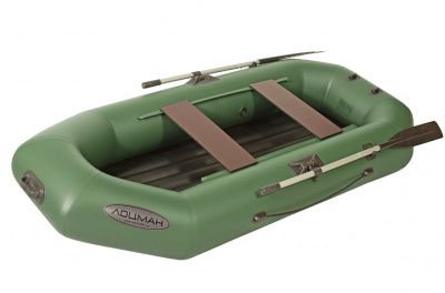 Лодка гребная под мотор Лоцман Стандарт 280 ВНД (зеленый)