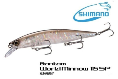 Воблер Shimano World Minnow Flash Boost 115SP #016