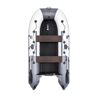 Лодка ПВХ Ривьера 3200 НДНД "Комби" светло-серый/графит