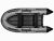 Надувная ПВХ лодка X-River Grace Wind 380 НДНД (пиксель - серый , серая фурнитура)