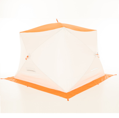 Зимняя палатка Пингвин Mr. Fisher Лонг 250 MAX Термо (3-сл) 250*225 (бело-оранжевый)