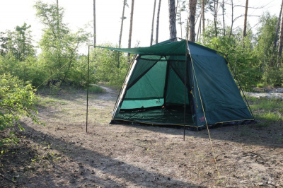Палатка-Шатер TRAMP Mosquito LUX Green 4.3х3.7х2.25 м (V2)