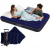 Надувной матрас 152х203х25см Intex Classic Downy Airbed Dura-Beam + 2 подушки + ручной насос