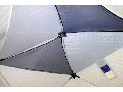 Зимняя палатка Призма Премиум Термолайт 215*215 Композит (3-сл) (бело-оранжевый)