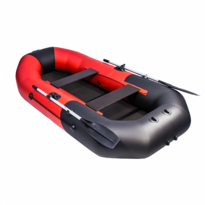 Лодка ПВХ Таймень N 270 С ТР "Комби" красный/черный