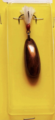 Блесна Aspius Грушка-Л латунь 14gr (белая)