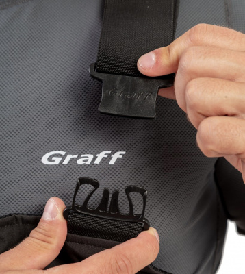 Костюм рыболовный Graff (поплавок -15°С) (215ОВ-11 черно-оранжевый) размер L (176-182)