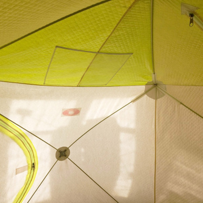 Зимняя палатка Медведь Куб 3 Люкс (2.1*2.1/1.9m) утеплённая (3-сл)