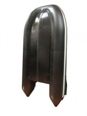 Лодка ПВХ Ривьера 2900 СК "Касатка" светло-серый/чёрный