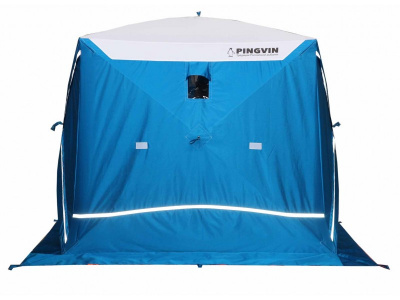 Зимняя палатка Призма Премиум STRONG (1-сл) 225*215 (бело-синий)