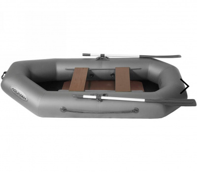Лодка гребная Лоцман С-260 ЖС (серый)