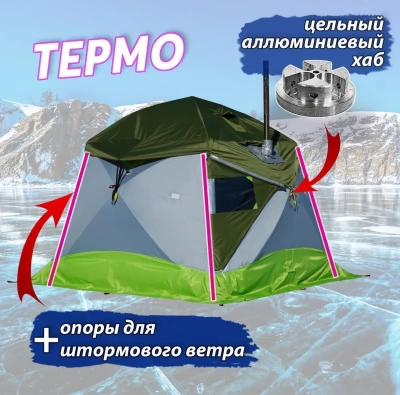 Зимняя палатка Лотос КубоЗонт 4 Классик Термо (260х260/215 см)